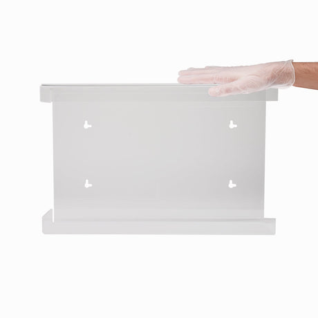 Transparenter Handschuhspender