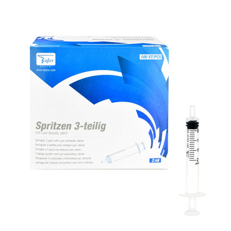 Teqler Einmalspritze, 3-teilig