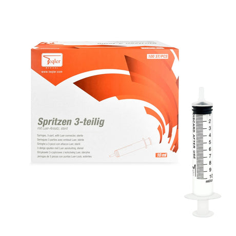 Teqler Einmalspritze, 3-teilig