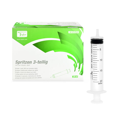 Teqler Einmalspritze, 3-teilig
