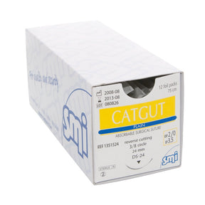 Catgut plain, Nadel-Faden-Kombinationen