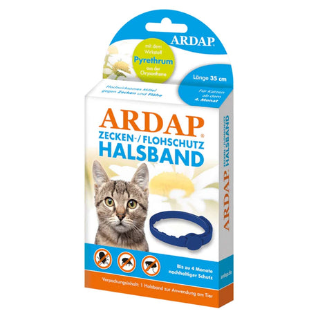ARDAP Zecken- und Flohhalsband Katzen