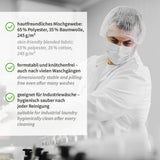 HACCP Hosen | Polycotton - weiß