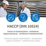 HACCP Hosen | Polycotton - weiß