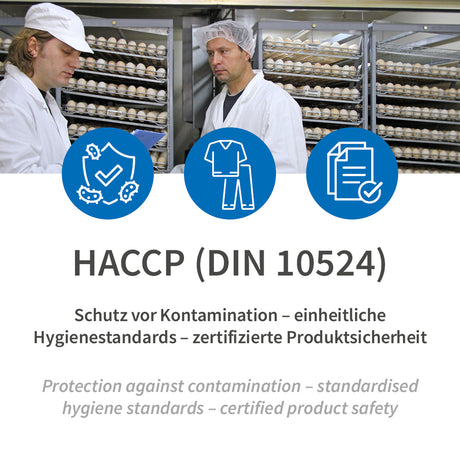 HACCP Hosen | Polycotton - weiß