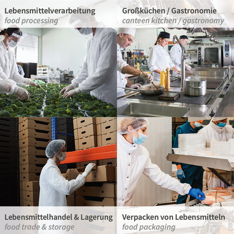 HACCP Hosen | Polycotton - weiß