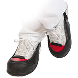 Sicherheitsüberschuhe | mit Zehenschutzkappe - schwarz-rot