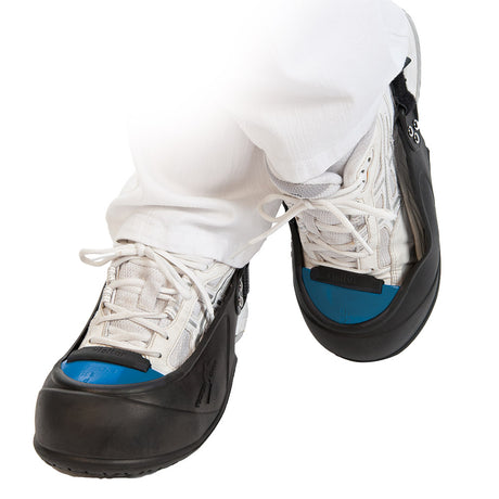 Sicherheitsüberschuhe | mit Zehenschutzkappe - schwarz-blau