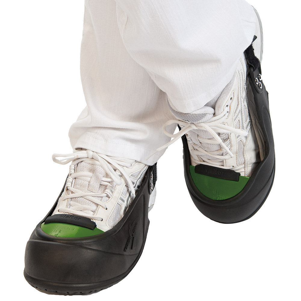 Sicherheitsüberschuhe | mit Zehenschutzkappe - schwarz-grün