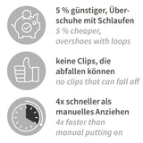 Überschuhspender Hygomat Classic Clipless - weiß