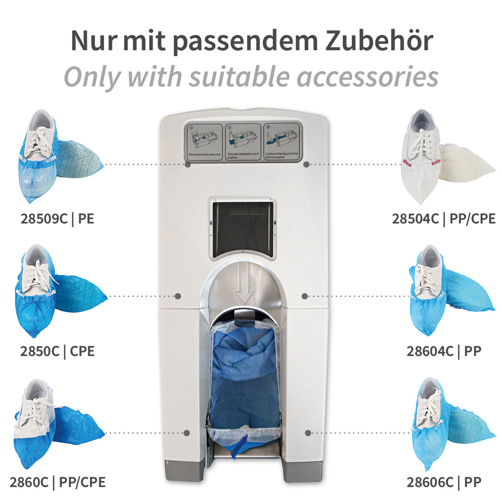 Überschuhspender Hygomat Classic Clipless - weiß