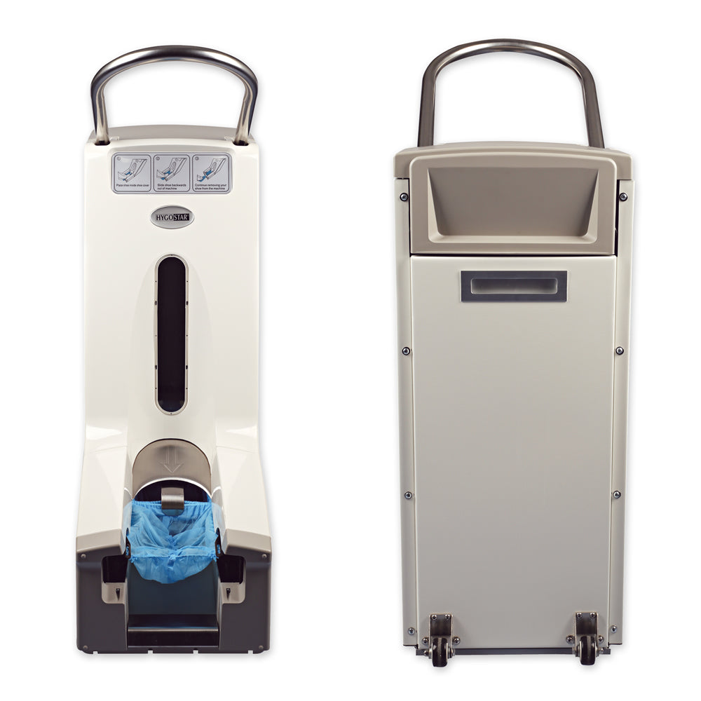 Überschuhspender Hygomat Comfort - weiß-grau