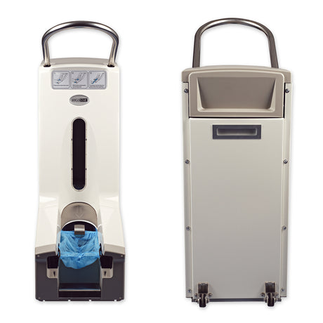 Überschuhspender Hygomat Comfort - weiß-grau