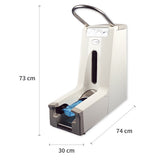 Überschuhspender Hygomat Comfort - weiß-grau