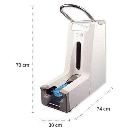 Überschuhspender Hygomat Comfort - weiß-grau