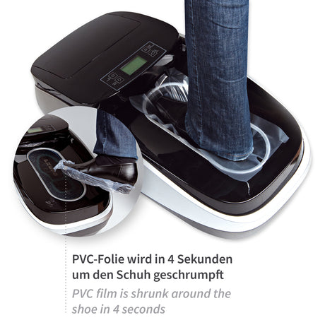 Überschuhmaschine Stepstar Classic - schwarz-silber