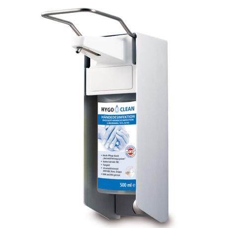 Eurospender mit Armhebel 0,5l | Aluminium - silber