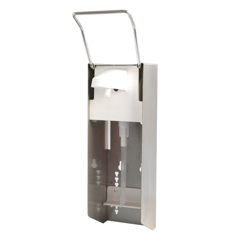 Eurospender mit Armhebel, größenverstellbar | Aluminium - silber