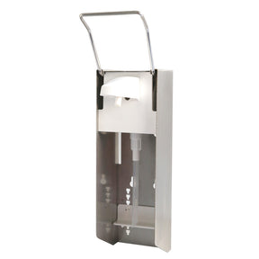 Eurospender mit Armhebel, größenverstellbar | Aluminium - silber