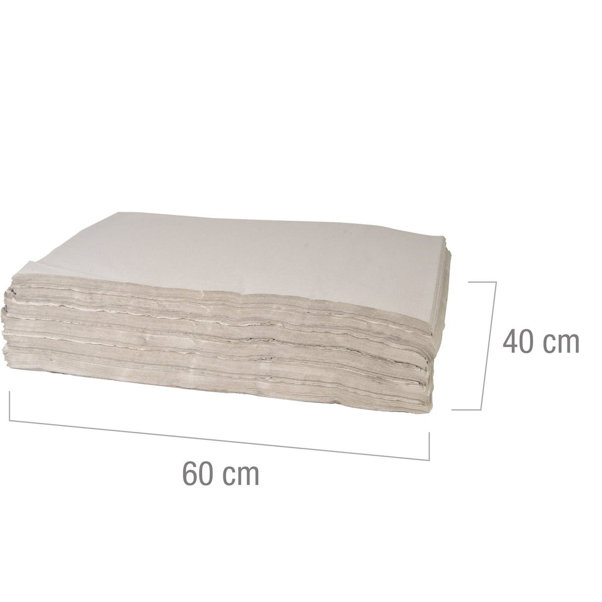Zellstoff in Lagen, 40 x 60cm, 1 Karton