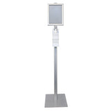 Desinfektionssäule | Aluminium - silber