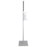 Desinfektionssäule | Aluminium - silber