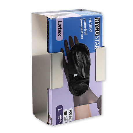 Handschuhspender Single | Edelstahl - silber