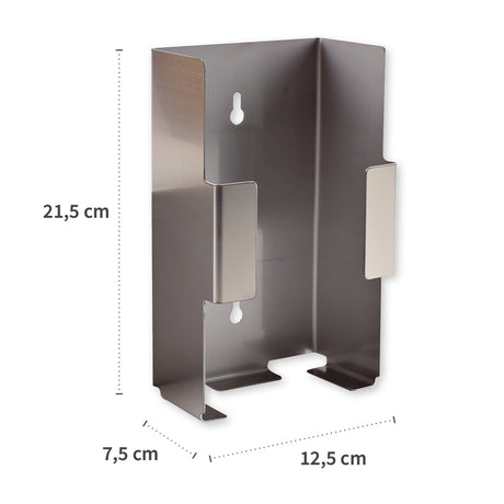 Handschuhspender Single | Edelstahl - silber
