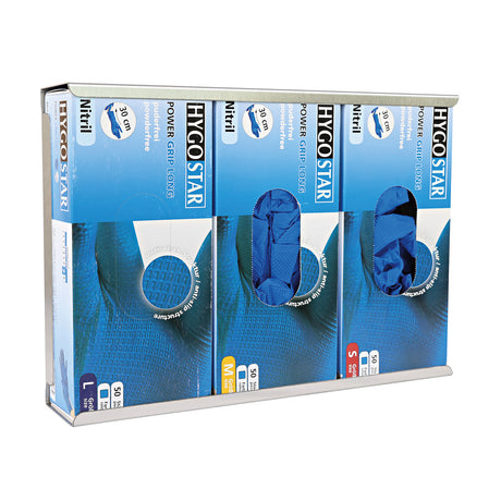 Handschuhspender Power Grip Long | Edelstahl - grau