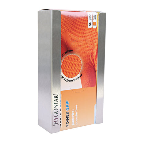 Handschuhspender Power Grip | Edelstahl - grau