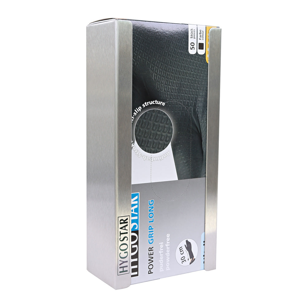 Handschuhspender Power Grip Long | Edelstahl - grau
