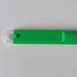 Zeckenzange, grün