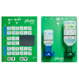 Plum Augen-Notfallstation mit 2 Flaschen und Wandhalterung - transparent