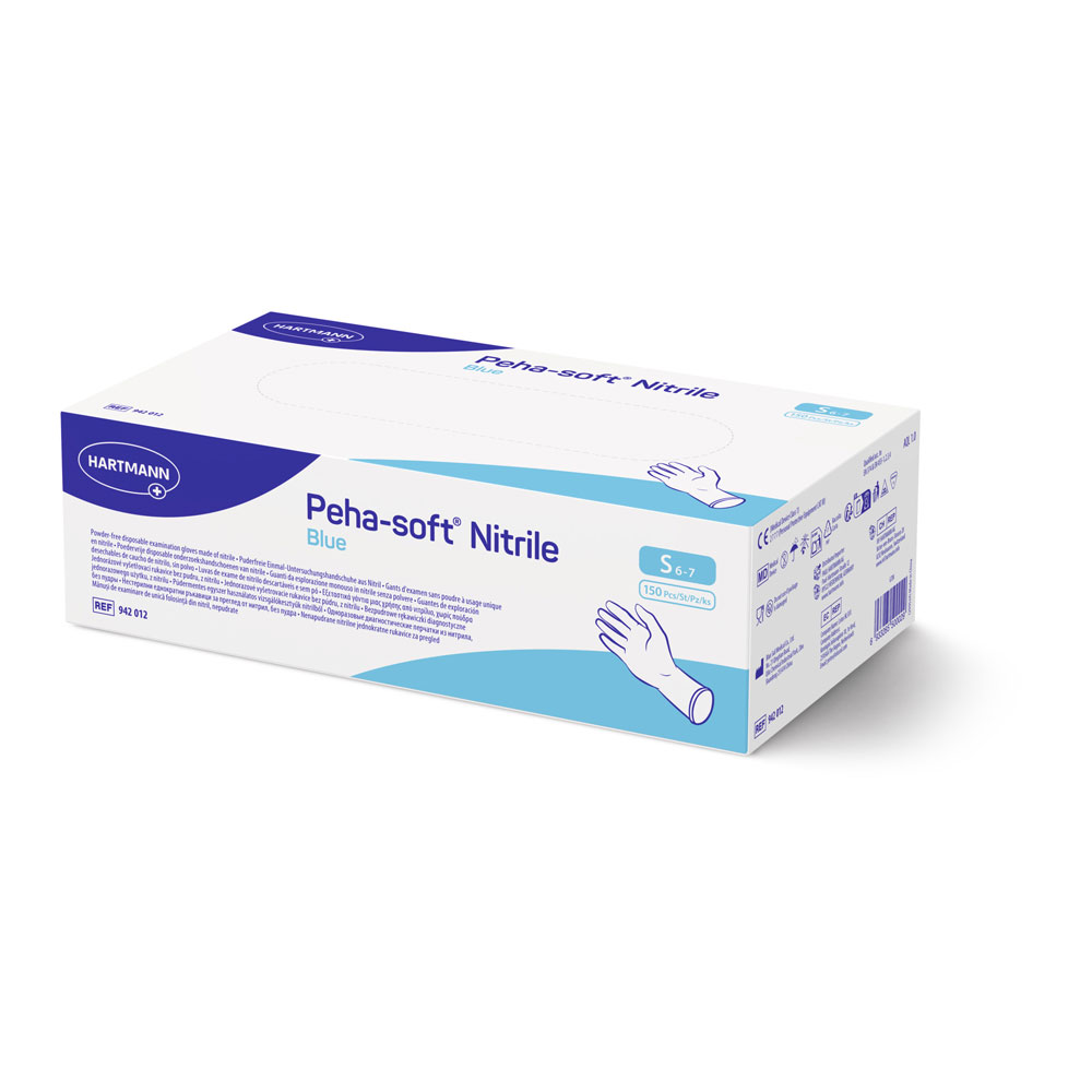 Hartmann Peha-soft® nitrile blue powderfree, Untersuchungshandschuhe - blau
