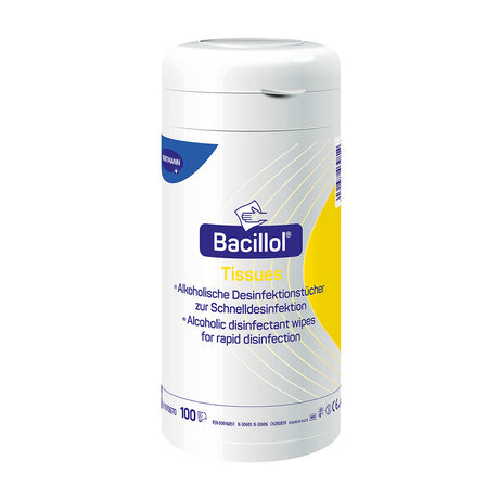 Hartmann Bacillol® Tissues, Alkoholische Desinfektionstücher - weiß