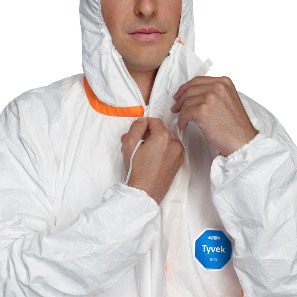 DuPont™ Tyvek® 800 J Chemikalienschutzanzüge TJ198Ta - weiß