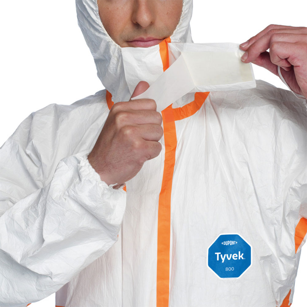 DuPont™ Tyvek® 800 J Chemikalienschutzanzüge TJ198Ta - weiß