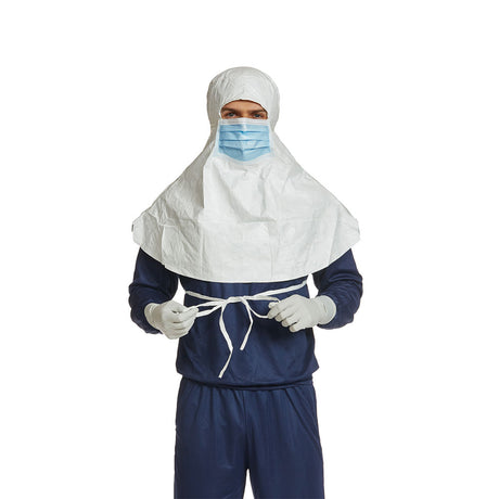 DuPont™ Tyvek® IsoClean® Reinraum Kapuze mit integrierter Maske IC 689 B WH WS - weiß