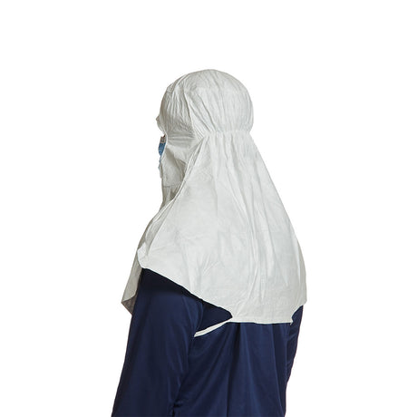 DuPont™ Tyvek® IsoClean® Reinraum Kapuze mit integrierter Maske IC 689 B WH WS - weiß