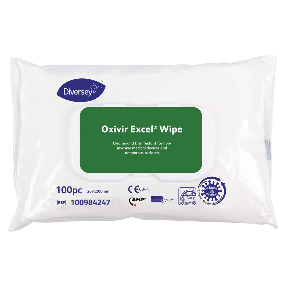 Diversey Oxivir Excel® Wipe, Desinfektionstücher - weiß