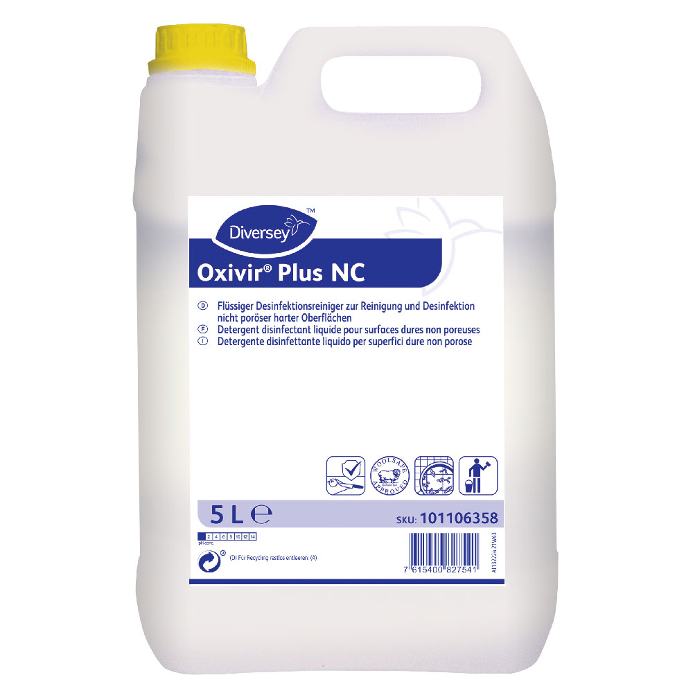 Diversey Oxivir Plus NC, Desinfektionsreiniger - transparent