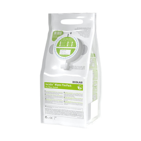 Ecolab Incidin® Wipes FlexPack, Einweg-Tuchspender - grün