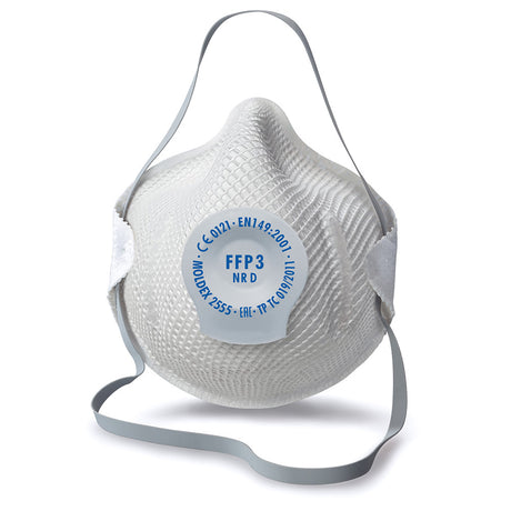 Moldex Klassiker Atemschutzmasken 2555, FFP3 NR D, mit Klimaventil® - weiß