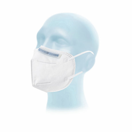 Meditrade Respima Atemschutzmasken FFP2 NR, vertikal faltbar, Ohrschlaufen | PP - weiß