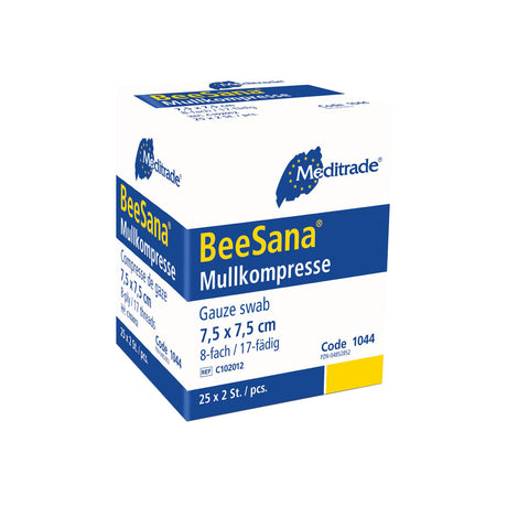 Meditrade BeeSana® Mullkompresse, steril - weiß