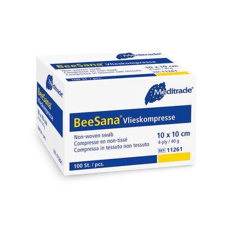Meditrade BeeSana® Vlieskompressen, unsteril - weiß