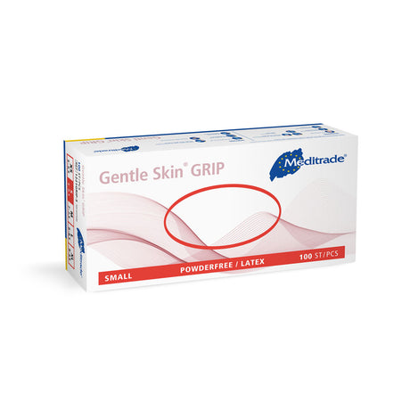 Meditrade Gentle Skin® grip Untersuchungshandschuhe | Latex, puderfrei - natur