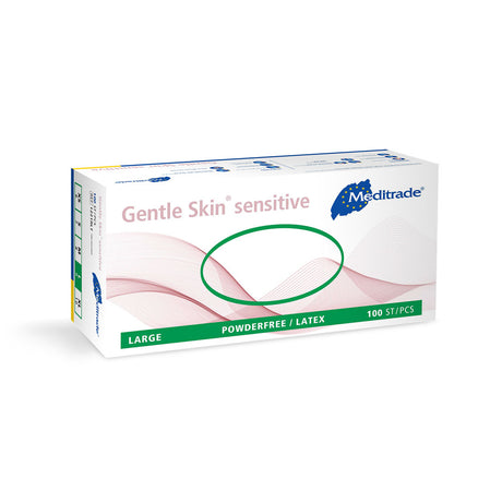 Meditrade Gentle Skin® sensitive Untersuchungshandschuhe | Latex, puderfrei - natur