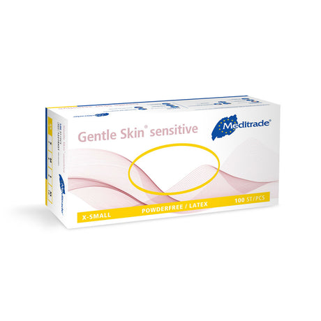 Meditrade Gentle Skin® sensitive Untersuchungshandschuhe | Latex, puderfrei - natur