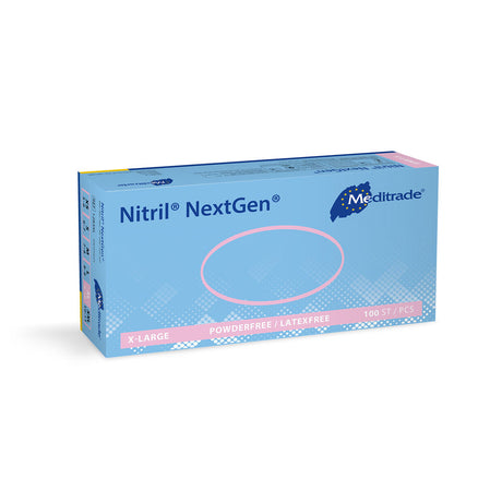 Meditrade Nitril NextGen Untersuchungshandschuhe | puderfrei - blau
